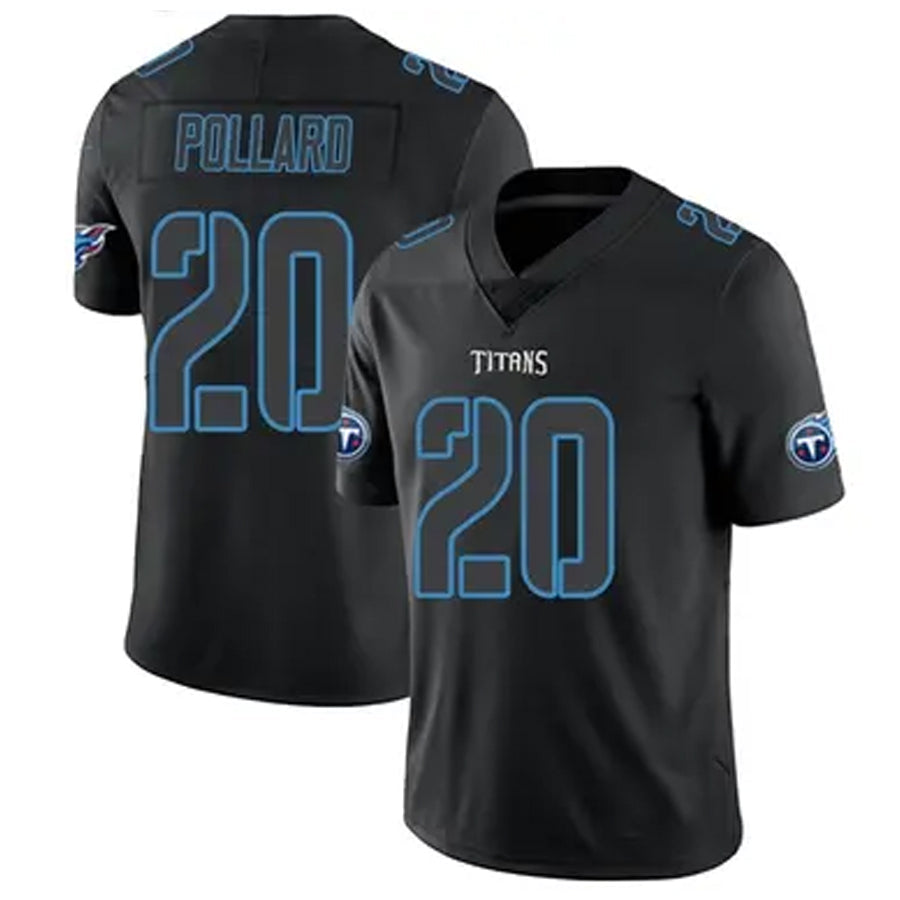 Jdoa T.Titans #20 Tony Pollard Player Black Fashion Elite Limited Stitched Jerseys