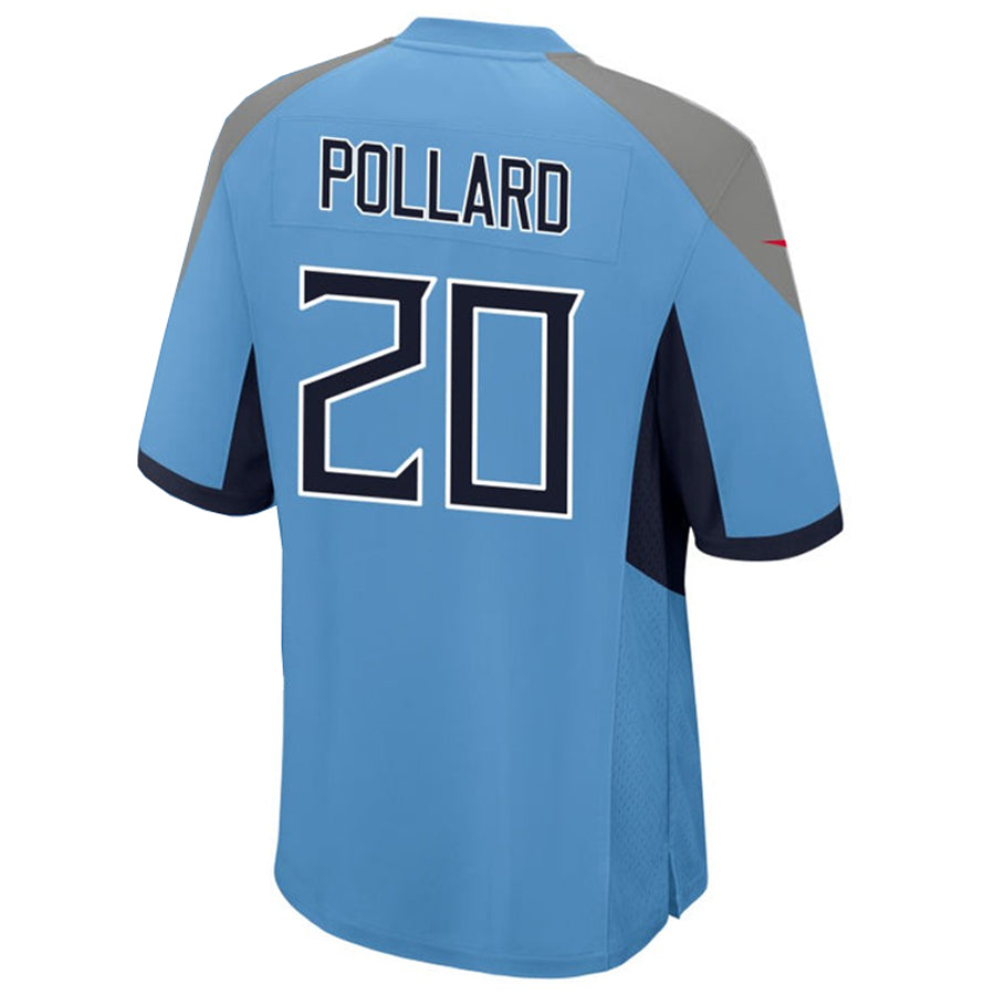 Jdoa T.Titans #20 Tony Pollard Player Light Blue Home Game Stitched Jerseys