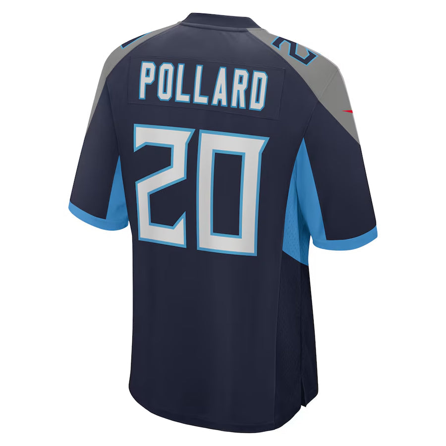 Jdoa T.Titans #20 Tony Pollard Player Navy Home Game Stitched Jerseys