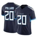 Jdoa T.Titans #20 Tony Pollard Player Navy Limited Vapor F.U.S.E. Home Game Stitched Jerseys