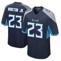 Jdoa T.Titans #23 Kevin Winston Jr. Player Navy Home Game Stitched Jerseys