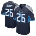 Jdoa T.Titans #26 Marcus Harris Player Navy Home Game Stitched Jerseys