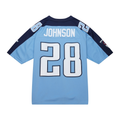 Jdoa T.Titans #28 Chris Johnson Mitchell & Ness Light Blue Legacy Replica Jersey Stitched Puhic Game Jerseys