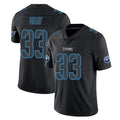 Jdoa T.Titans #33 Cedric Gray Player Black Impact Limited Home Game Stitched Jerseys