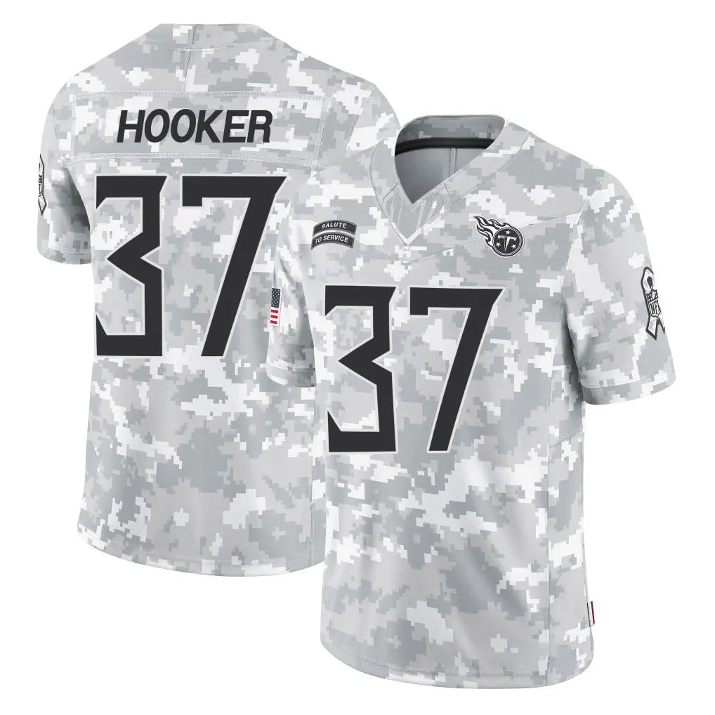 Jdoa T.Titans #37 Amani Hooker Player Arctic Camo Limited Salute to Service Home Game Stitched Jerseys