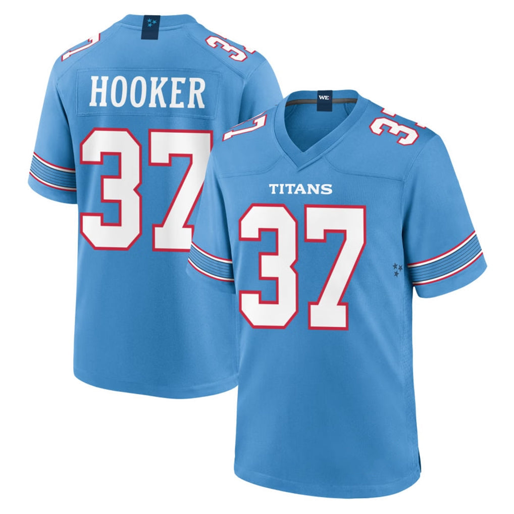 Jdoa T.Titans #37 Amani Hooker Player Light Blue 2026 Game Home Stitched Jerseys