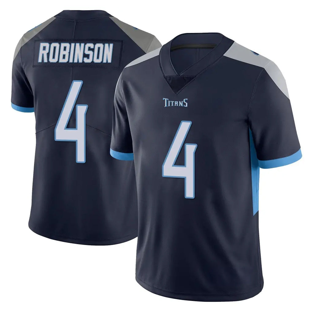 Jdoa T.Titans #4 Wan'Dale Robinson Player Navy Limited Vapor Untouchable Home Game Stitched Jerseys