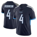 Jdoa T.Titans #4 Wan'Dale Robinson Player Navy Limited Vapor Untouchable Home Game Stitched Jerseys