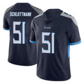 Jdoa T.Titans #51 Austin Schlottmann Player Navy Limited Vapor Untouchable Home Game Stitched Jerseys