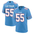 Jdoa T.Titans #55 JC Latham Player Light Blue 2026 Game Home Stitched Jerseys