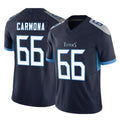 Jdoa T.Titans #66 Fernando Carmona Jr. Player Navy Limited Vapor F.U.S.E. Home Game Stitched Jerseys