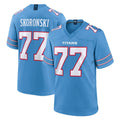 Jdoa T.Titans #77 Peter Skoronski Player Light Blue 2026 Game Home Stitched Jerseys