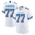 Jdoa T.Titans #77 Peter Skoronski Player White 2026 Game Home Stitched Jerseys