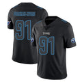 Jdoa T.Titans #91 John Franklin-Myers Player Black Impact Limited Home Game Stitched Jerseys