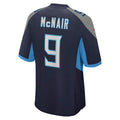 Jdoa T.Titans #9 Steve McNair Player Navy Home Game Stitched Jerseys