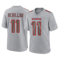 Jdoa TB.Buccaneers #11 Jalen McMillan Player Gray Atmosphere Fashion Home Game Stitched Jerseys