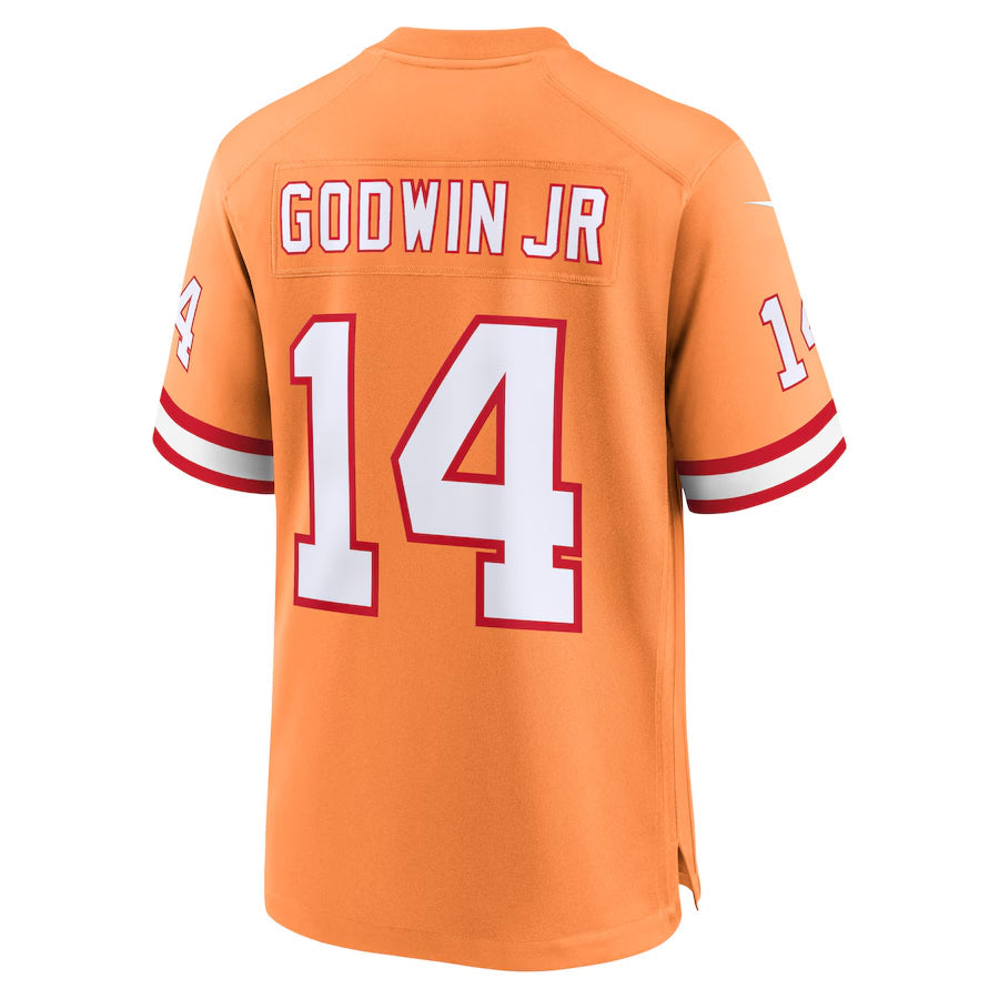 Jdoa TB.Buccaneers #14 Chris Godwin Jr. Player Orange Game Stitched Jerseys