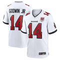 Jdoa TB.Buccaneers #14 Chris Godwin Jr. Player White 50th Anniversary Game Stitched Jerseys