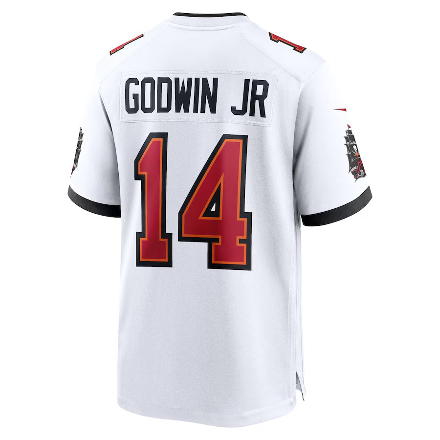 Jdoa TB.Buccaneers #14 Chris Godwin Jr. Player White Game Home Stitched Jerseys