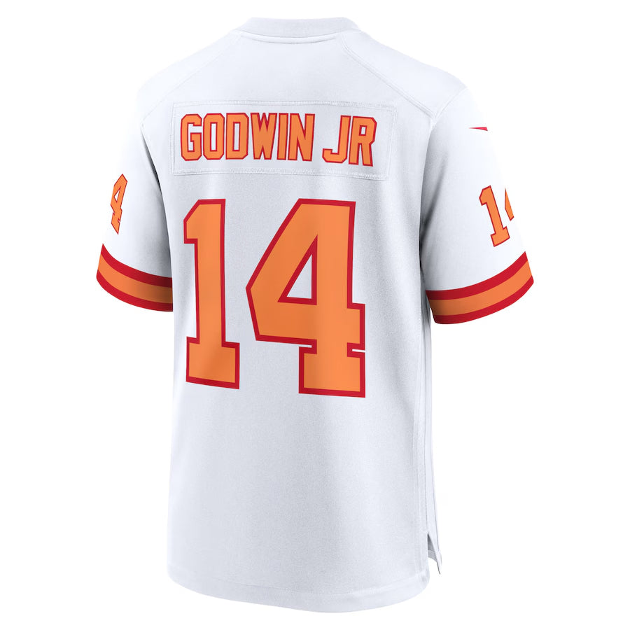 Jdoa TB.Buccaneers #14 Chris Godwin Jr. Player White Home Game Stitched Jerseys