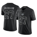 Jdoa TB.Buccaneers #27 Zyon McCollum Player Black Reflective Limited Home Game Stitched Jerseys