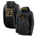 Jdoa TB.Buccaneers #27 Zyon McCollum Player Black Salute to Service Sideline Performance Pullover Hoodies Home Game Stitched Jerseys