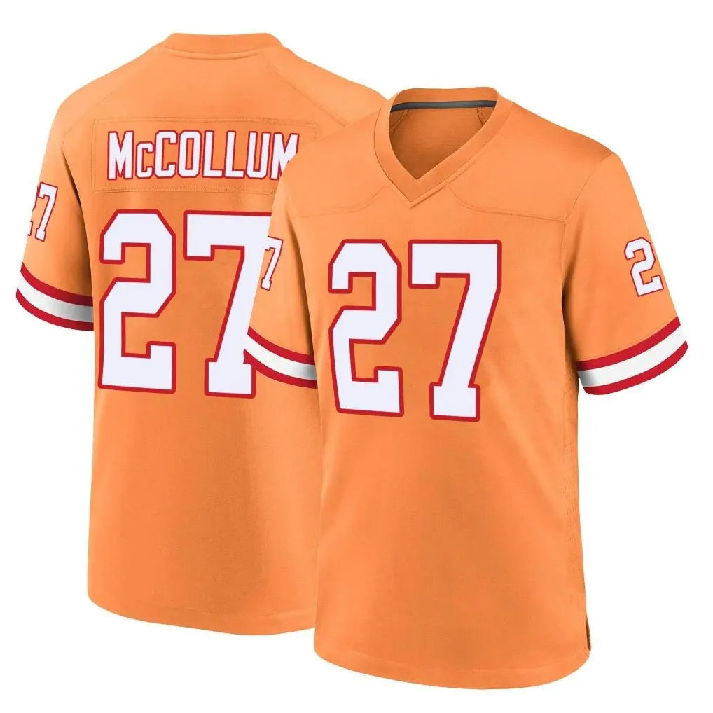 Jdoa TB.Buccaneers #27 Zyon McCollum Player Orange Throwback Home Game Stitched Jerseys