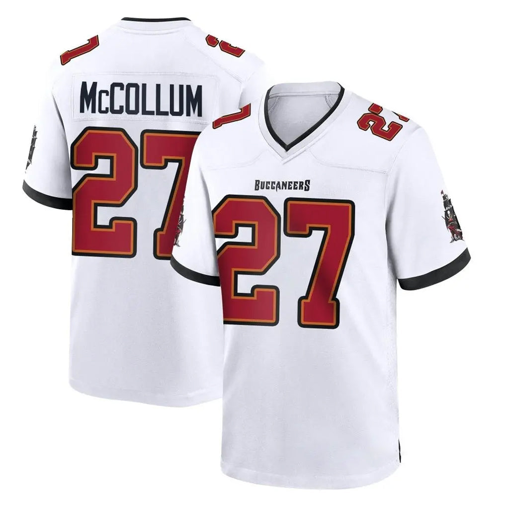 Jdoa TB.Buccaneers #27 Zyon McCollum Player White Home Game Stitched Jerseys