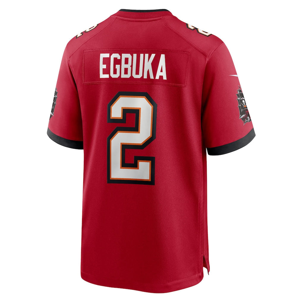 Jdoa TB.Buccaneers #2 Emeka Egbuka Player Red Home Game Stitched Jerseys