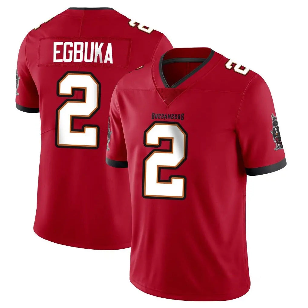 Jdoa TB.Buccaneers #2 Emeka Egbuka Player Red Limited Vapor Home Game Stitched Jerseys
