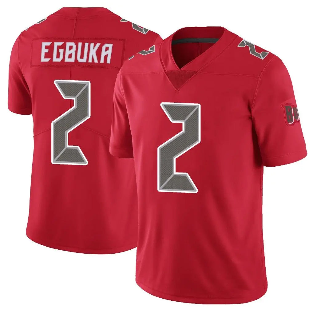 Jdoa TB.Buccaneers #2 Emeka Egbuka Player Red Vapor Limited Stitched Jerseys