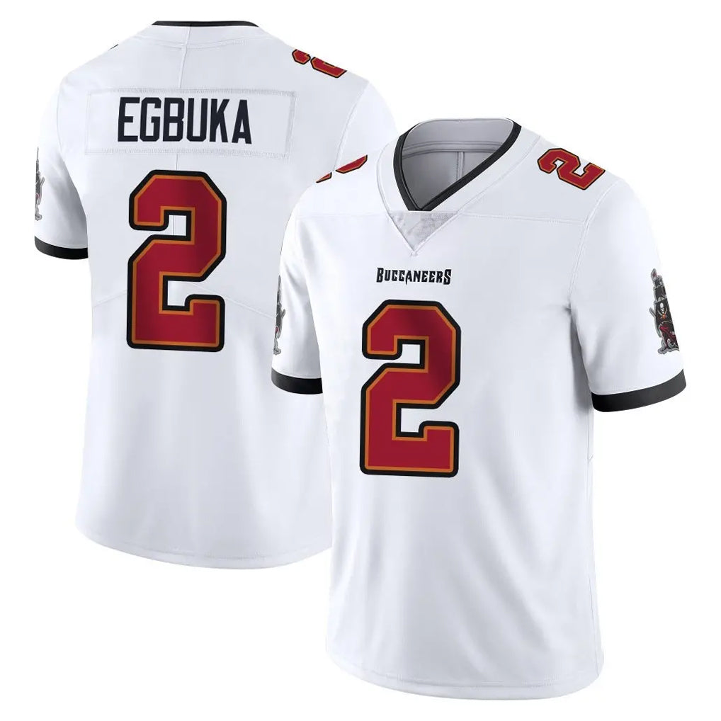 Jdoa TB.Buccaneers #2 Emeka Egbuka Player White Limited Vapor Untouchable Home Game Stitched Jerseys