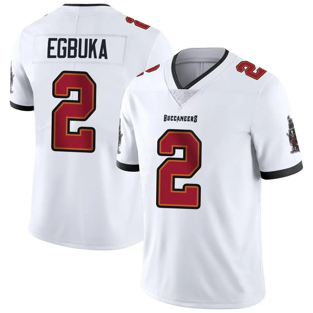 Jdoa TB.Buccaneers #2 Emeka Egbuka Player White Vapor Limited Game Stitched Jerseys