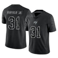 Jdoa TB.Buccaneers #31 Antoine Winfield Jr. Player Black Reflective Limited Home Game Stitched Jerseys