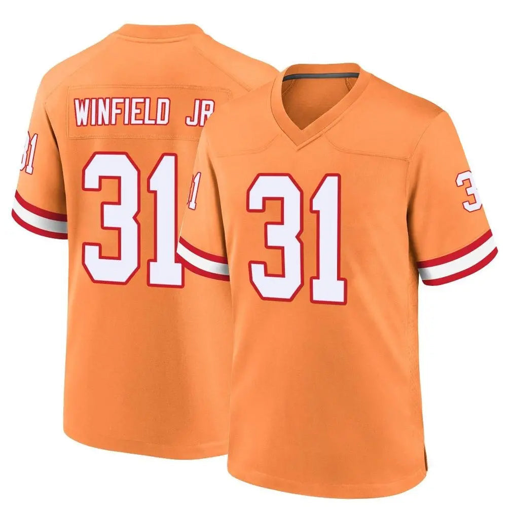 Jdoa TB.Buccaneers #31 Antoine Winfield Jr. Player Orange Throwback Home Game Stitched Jerseys