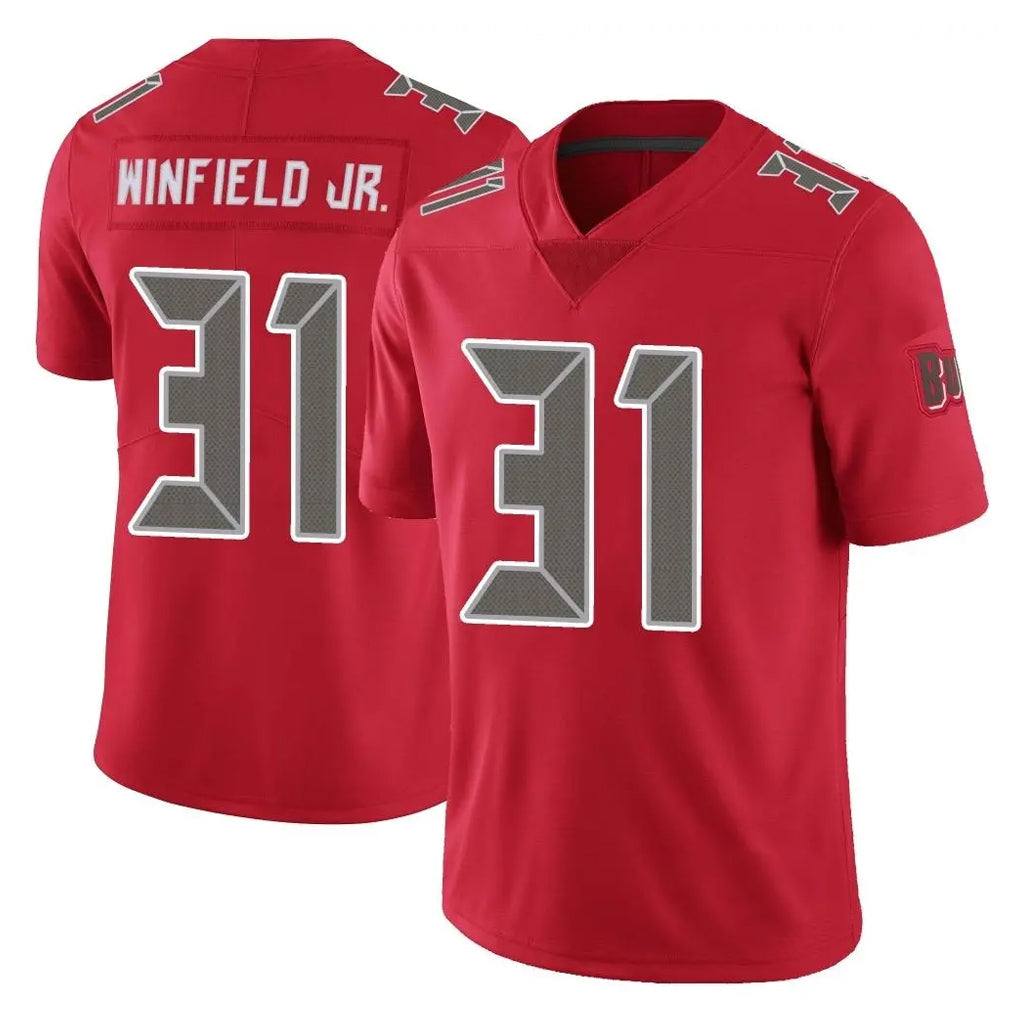 Jdoa TB.Buccaneers #31 Antoine Winfield Jr. Player Red Limited Color Rush Home Game Stitched Jerseys