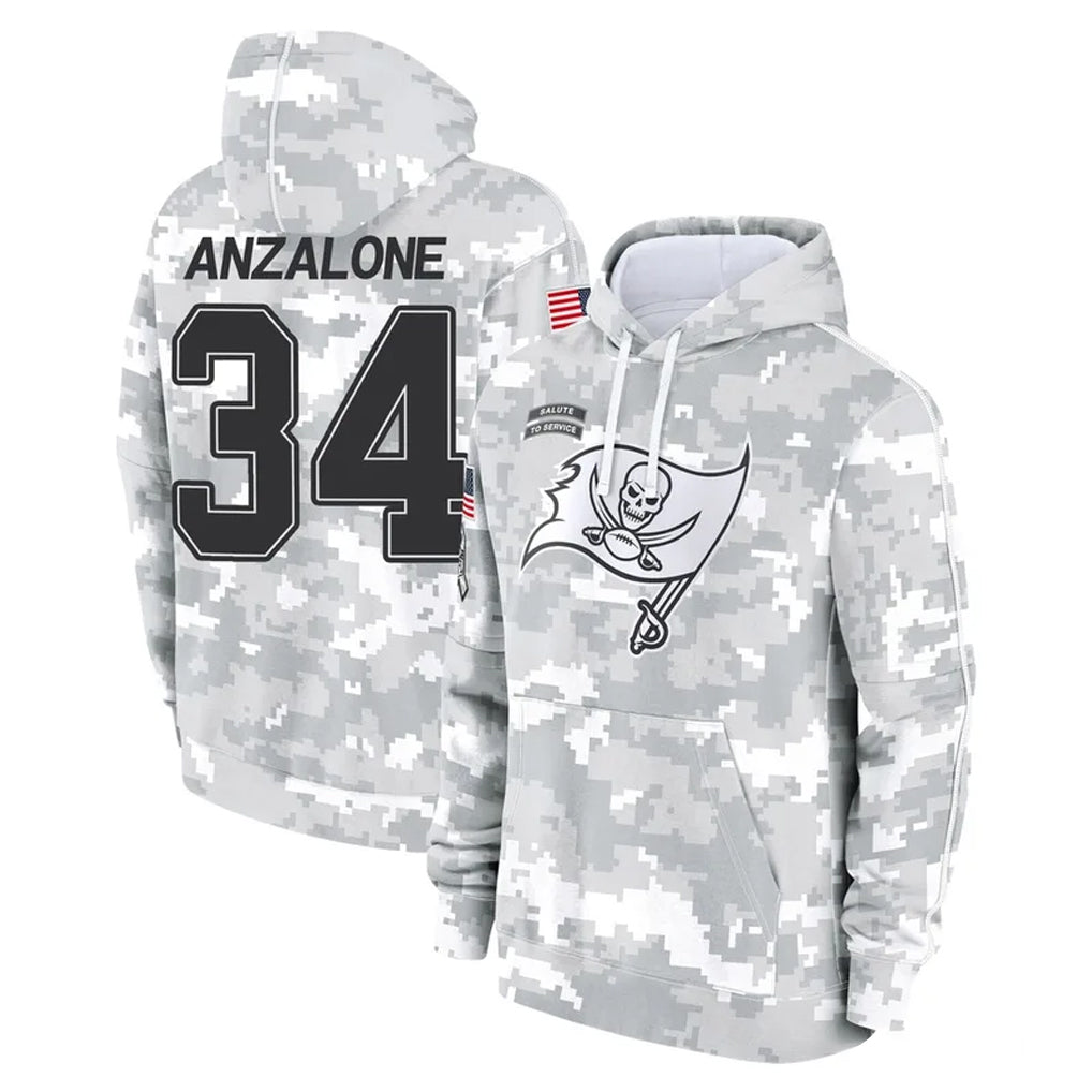 Jdoa TB.Buccaneers #34 Alex Anzalone Player Arctic Camo Limited Salute to Service Pullover Hoodies Game Stitched Jerseys