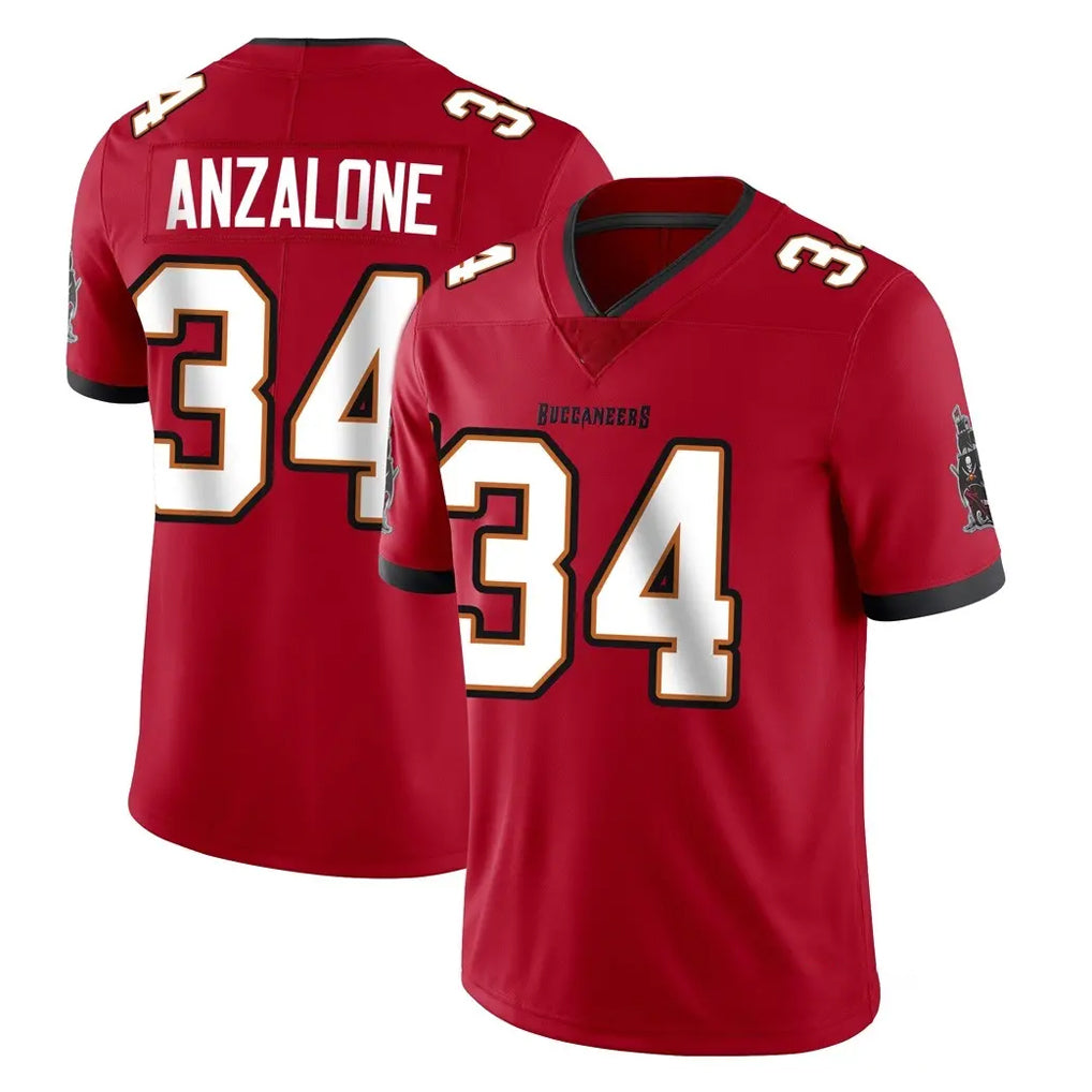Jdoa TB.Buccaneers #34 Alex Anzalone Player Red Limited Vapor Home Game Stitched Jerseys