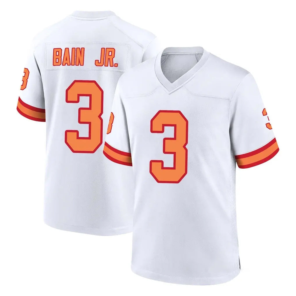 Jdoa TB.Buccaneers #3 Rueben Bain Jr. Player White '76 Home Game Stitched Jerseys