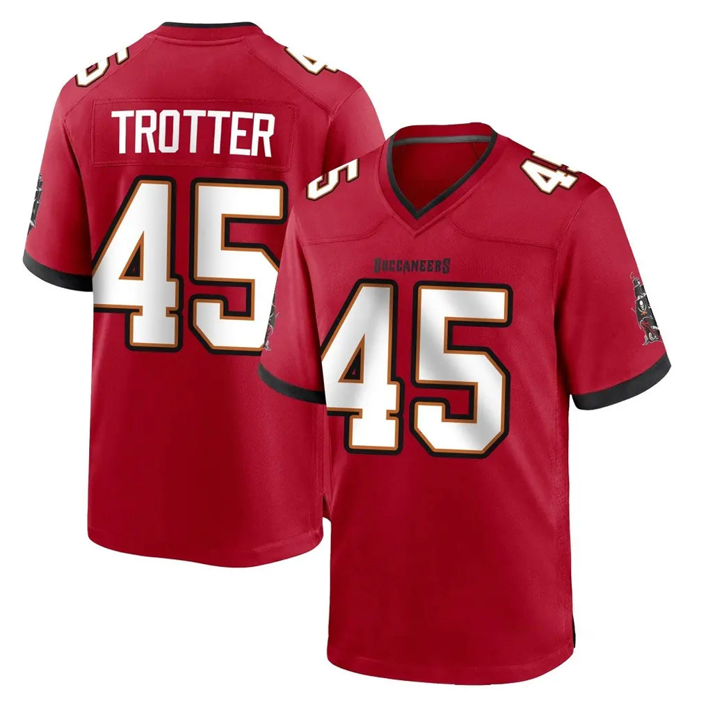 Jdoa TB.Buccaneers #45 Josiah Trotter Player Red Home Game Stitched Jerseys