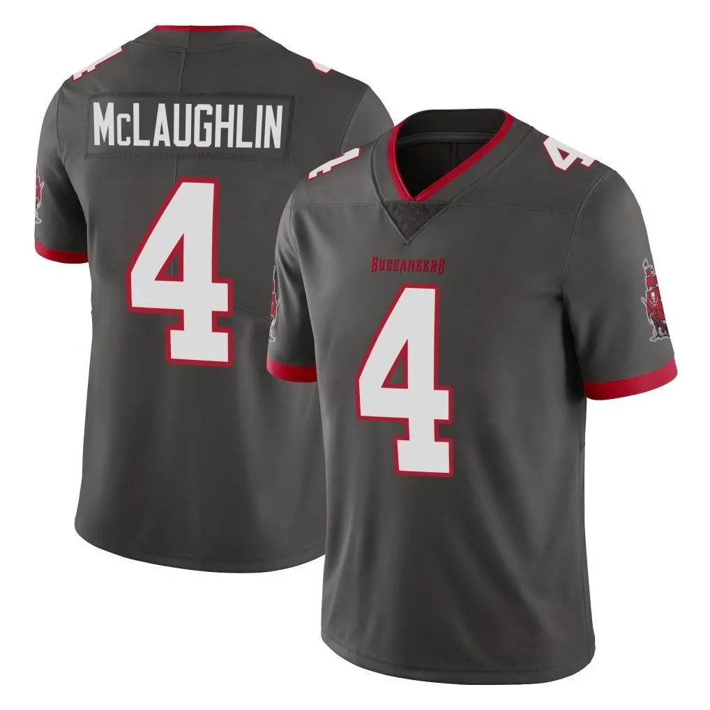 Jdoa TB.Buccaneers #4 Chase McLaughlin Player Pewter Limited Alternate Vapor Home Game Stitched Jerseys