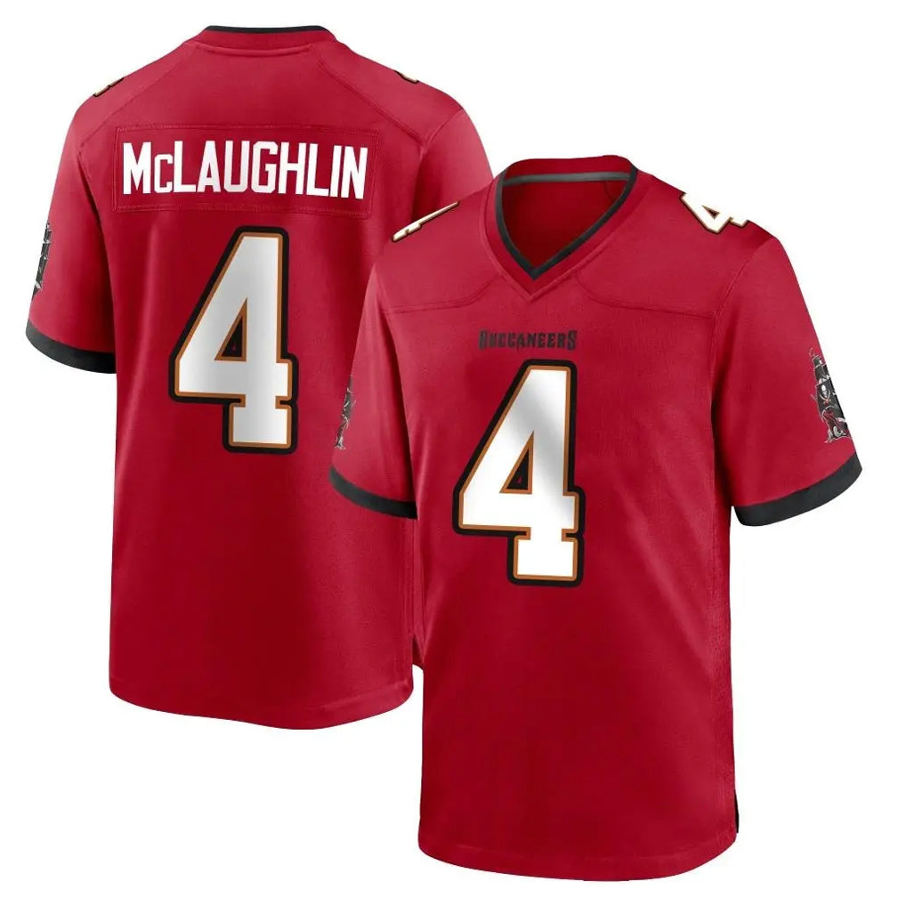 Jdoa TB.Buccaneers #4 Chase McLaughlin Player Red Home Game Stitched Jerseys