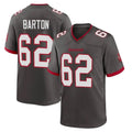 Jdoa TB.Buccaneers #62 Graham Barton Player Pewter Alternate Home Game Stitched Jerseys