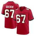 Jdoa TB.Buccaneers #67 Luke Goedeke Player Red Home Game Stitched Jerseys