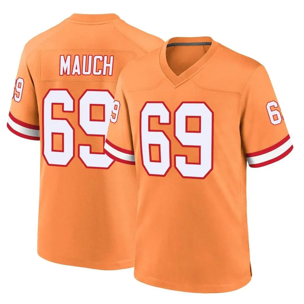 Jdoa TB.Buccaneers #69 Cody Mauch Player Orange Throwback Home Game Stitched Jerseys