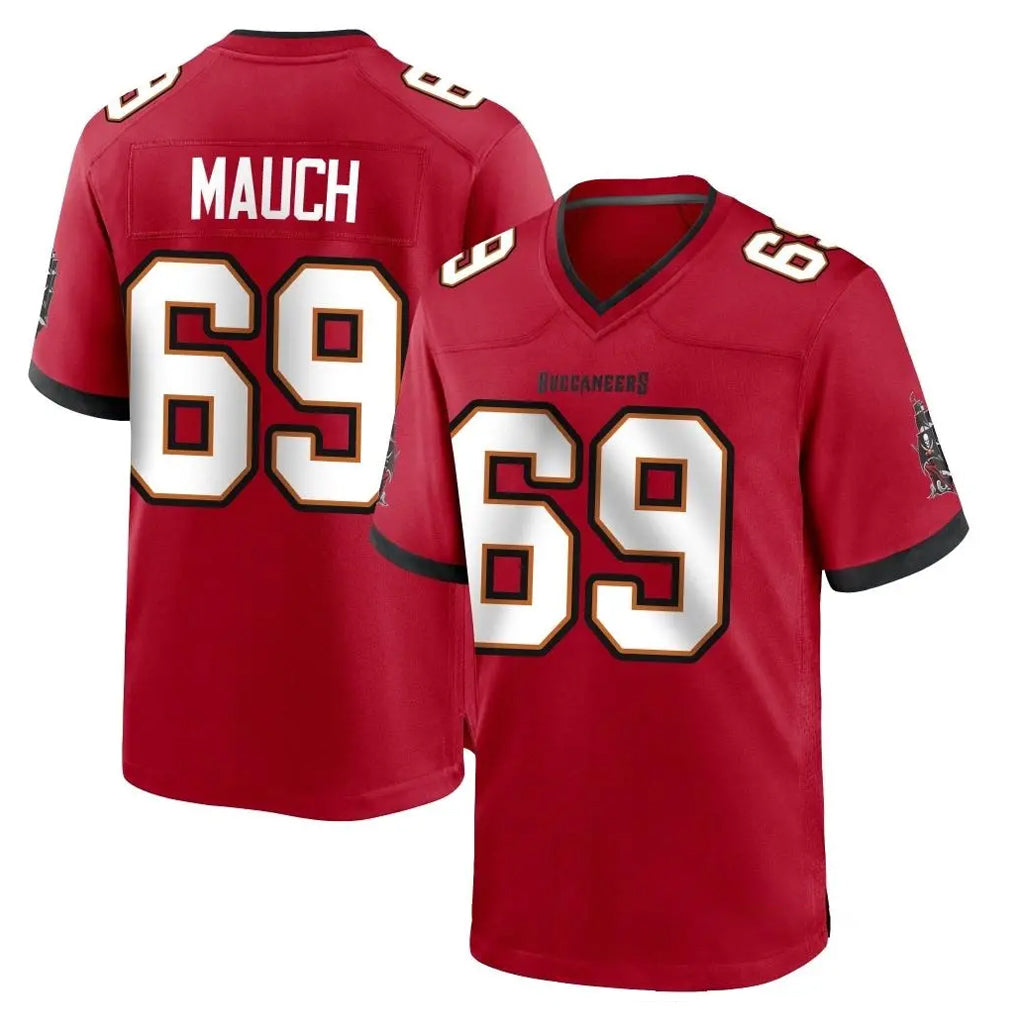 Jdoa TB.Buccaneers #69 Cody Mauch Player Red Home Game Stitched Jerseys