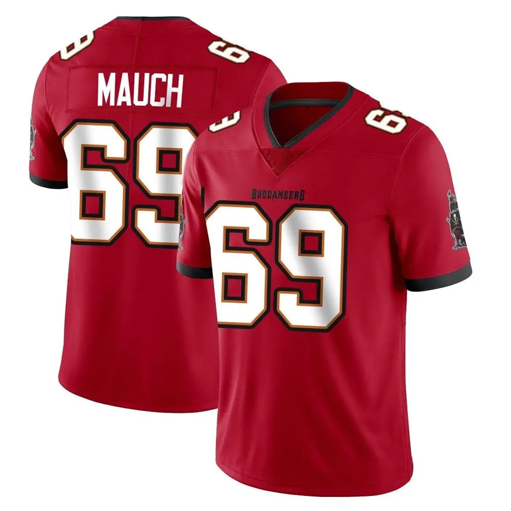 Jdoa TB.Buccaneers #69 Cody Mauch Player Red Limited Vapor Home Game Stitched Jerseys