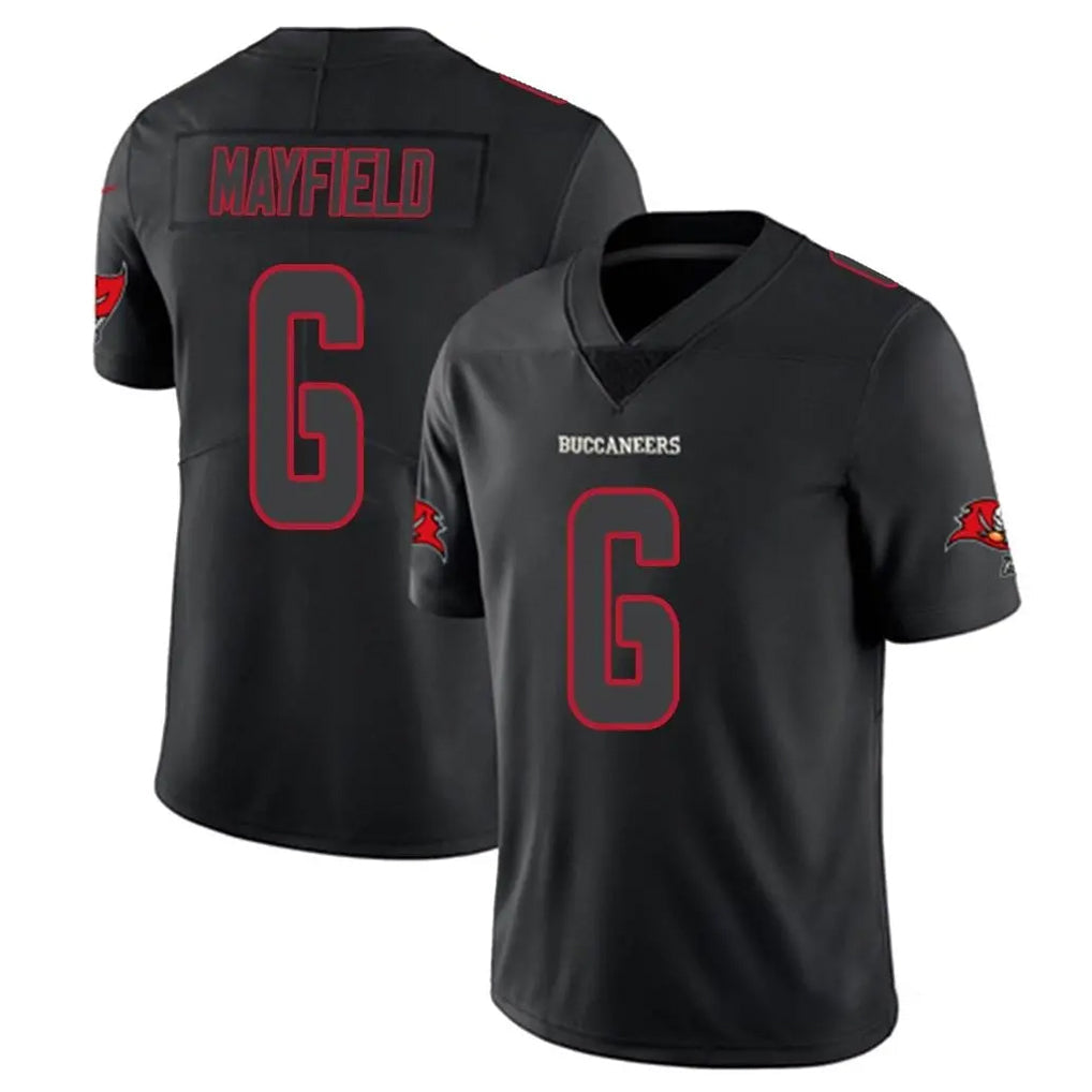 Jdoa TB.Buccaneers #6 Baker Mayfield Player Black Impact Limited Home Game Stitched Jerseys