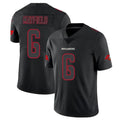 Jdoa TB.Buccaneers #6 Baker Mayfield Player Black Impact Limited Home Game Stitched Jerseys