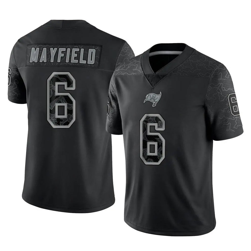 Jdoa TB.Buccaneers #6 Baker Mayfield Player Black RFLCTV Limited Stitched Jerseys